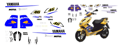 Yamaha Aerox  Decals and Graphics 2006 Scooter
